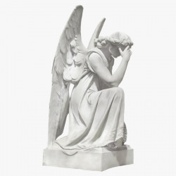 Скульптура из мрамора S_61 Коленопреклоненный ангел